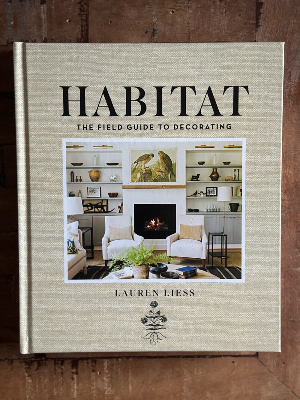 'Habitat' Home Decorating Book in Cream Lauren Liess
